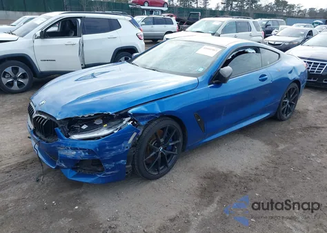 2019 BMW M850I xDrive из США, поврежденный, VIN WBABC4C54KBU96679